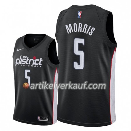 NBA Washington Wizards Trikot Markieff Morris 5 2018-19 Nike City Edition Schwarz Swingman - Herren